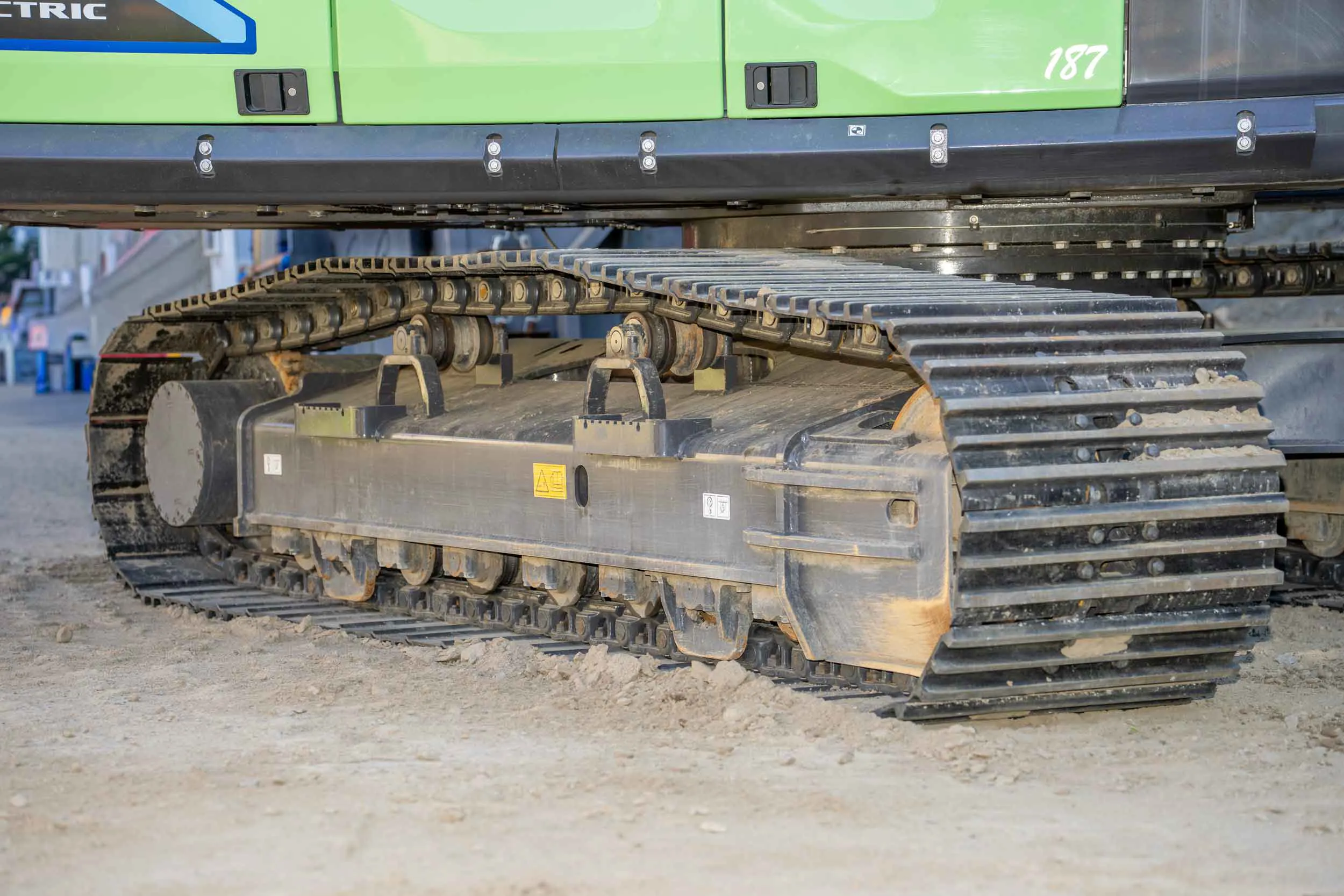 Snabbschakt Xcmg Xe270 Gravmaskin Bandgravare Ntp Band Underrede Entrack DSC06281