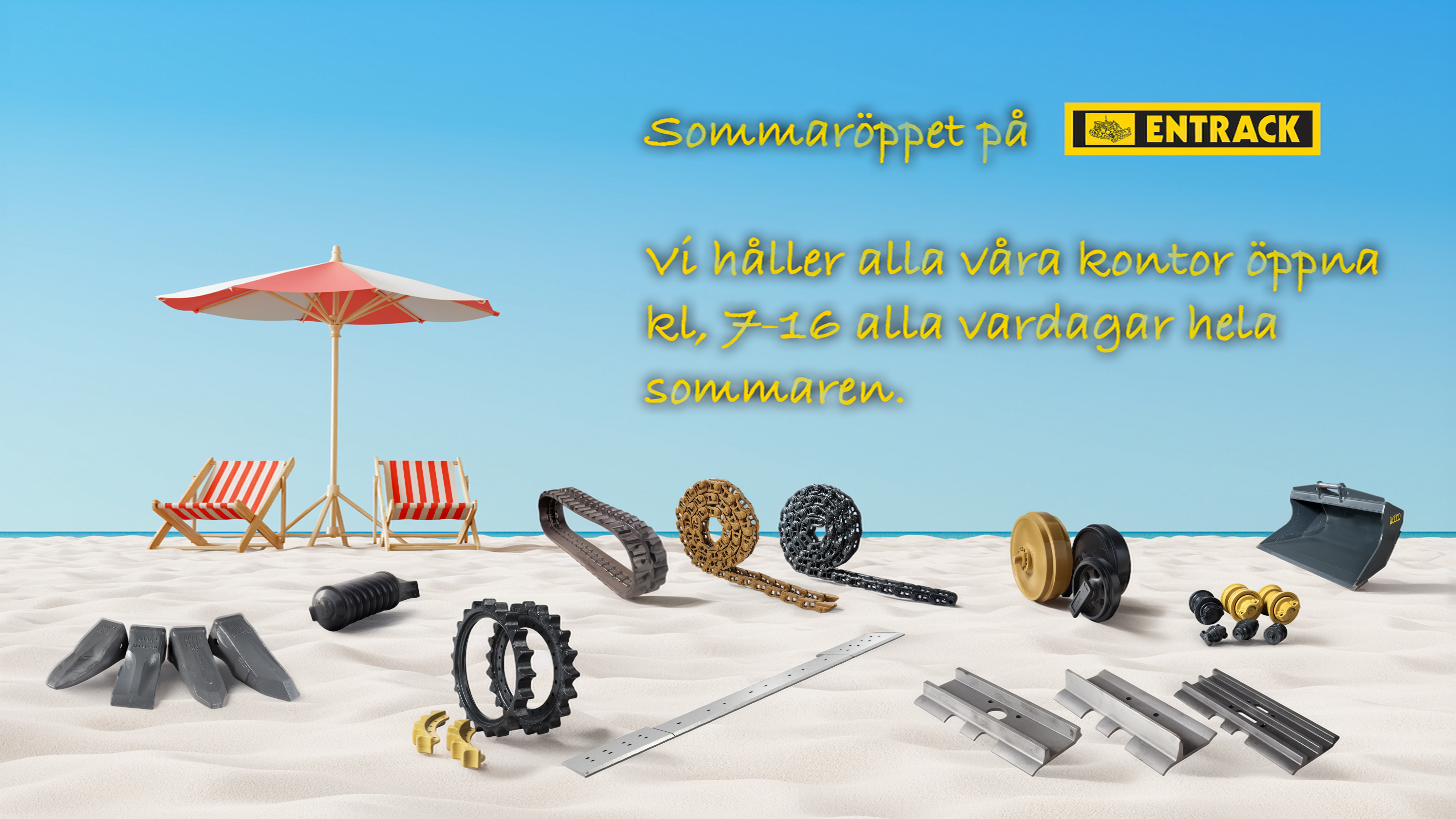 Entrack Sommarhälsning
