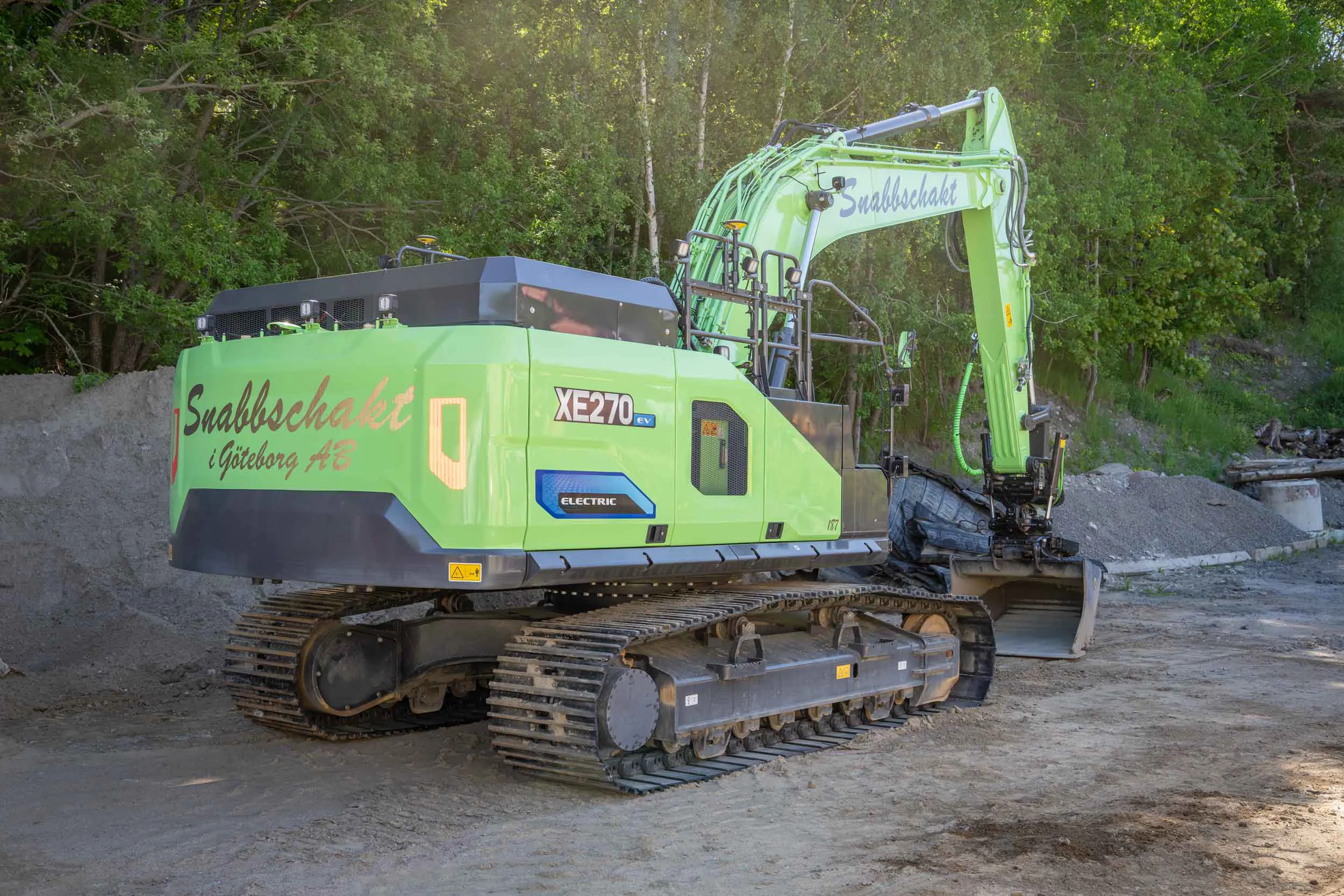Snabbschakt Xcmg Xe270 Gravmaskin Bandgravare Ntp Band Underrede Entrack DSC06331