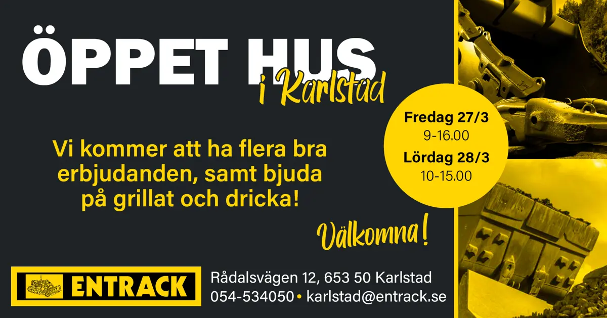 Entrack Inbjudan Karlstad 16.9